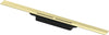 Tece RVS douchegoot Drainprofile PVD geborsteld goud - 100 cm