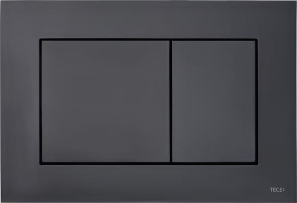 Tece kunststof bedieningspaneel Now mat zwart