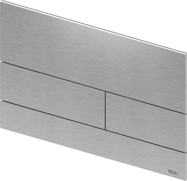 Tece metalen bedieningspaneel Square II geborsteld RVS