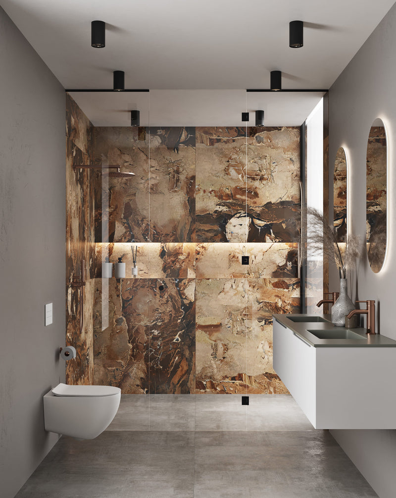 Mastello enkele wastafel Jools centraal washed beton groen 120 cm - afbeelding 5