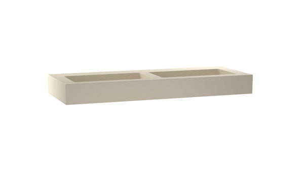 Mastello dubbele wastafel Foss washed beige 120 cm - afbeelding 2