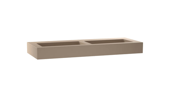 Mastello dubbele wastafel Foss washed cappuccino 120 cm - afbeelding 2