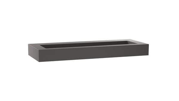 Mastello enkele wastafel Foss groot washed beton groen 120 cm - afbeelding 2