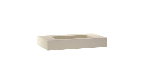 Mastello enkele wastafel Foss washed beige 90 cm - afbeelding 2