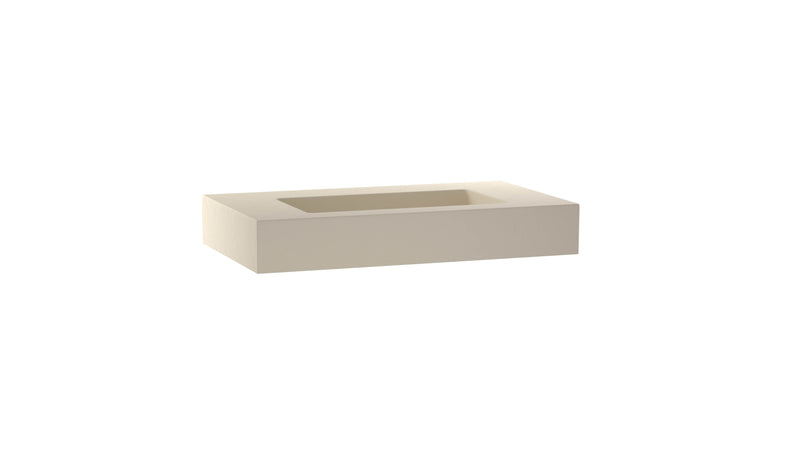 Mastello enkele wastafel Foss washed beige 60 cm - afbeelding 2