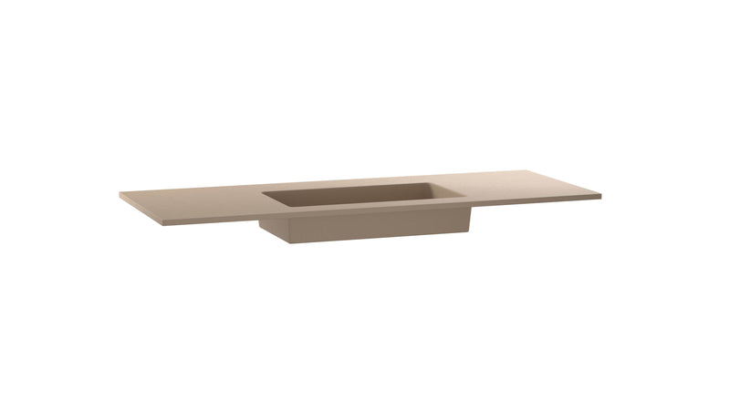 Mastello enkele wastafel Jools centraal washed cappuccino 100 cm - afbeelding 2