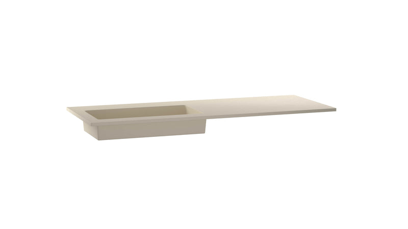 Mastello enkele wastafel Jools links washed beige 120 cm - afbeelding 2