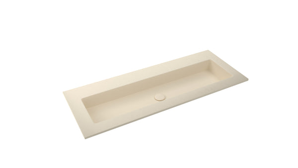 Mastello enkele wastafel Jools groot washed beige 120 cm