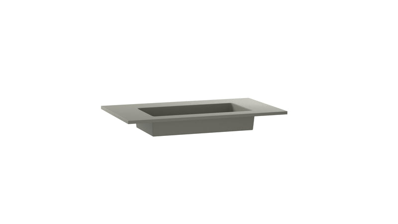 Mastello enkele wastafel Jools washed beton groen 60 cm - afbeelding 4