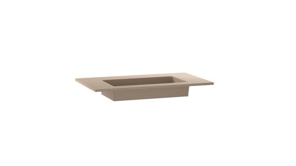 Mastello enkele wastafel Jools washed cappuccino 80 cm - afbeelding 2