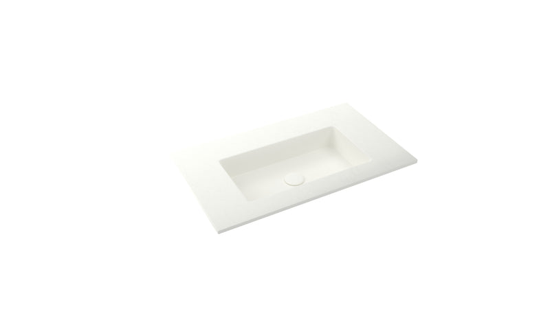 Mastello enkele wastafel Jools washed mat wit 60 cm