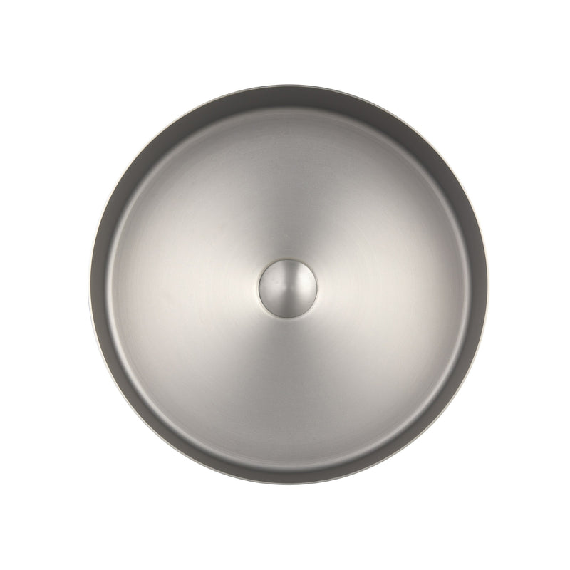 Mastello RVS waskom Florence geborsteld nikkel - 40 cm