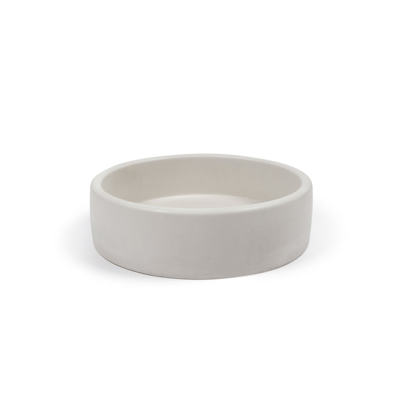 Nood betonnen waskom Bowl Ivory - 40 cm