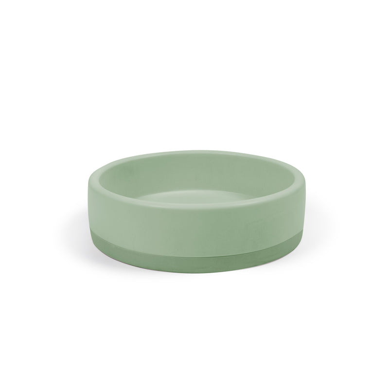 Nood betonnen waskom Bowl Two Tone Mint - 40 cm