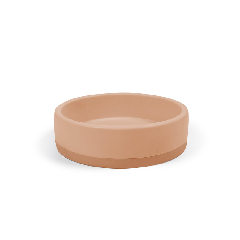 Nood betonnen waskom Bowl Two Tone Pastel Peach - 40 cm