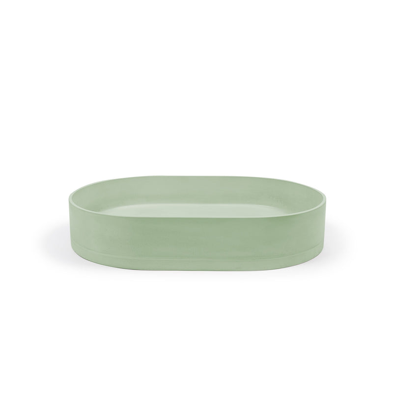 Nood betonnen waskom Pill Mint - 58 cm