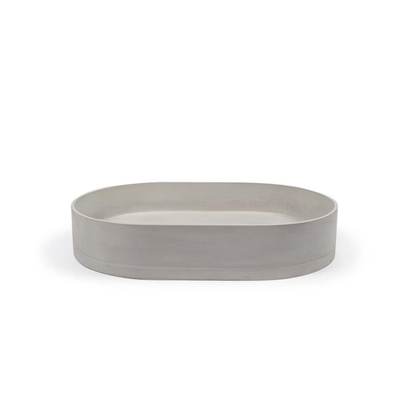 Nood betonnen waskom Pill Sky Grey - 58 cm