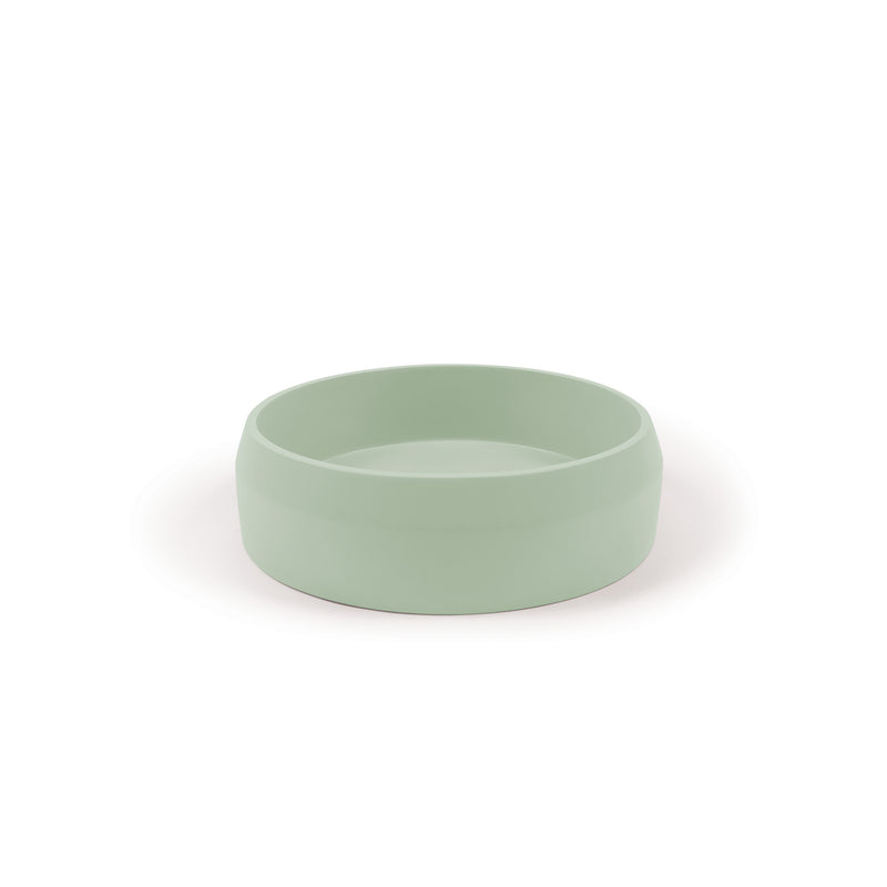 Nood betonnen waskom Prism Circle Mint - 40 cm