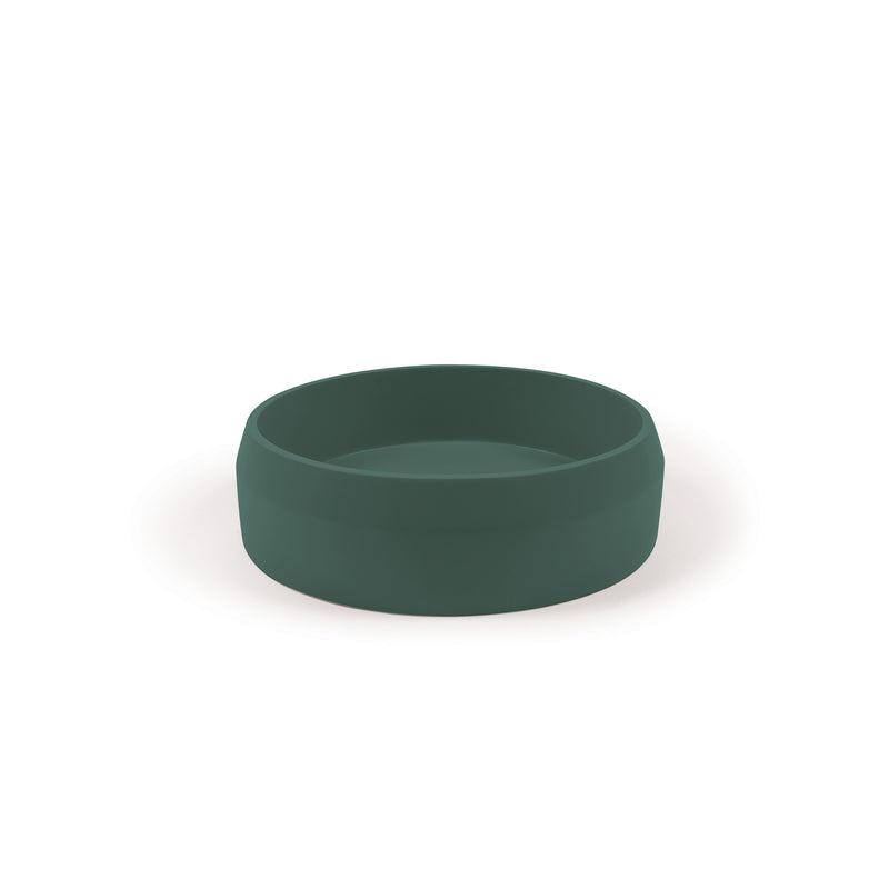 Nood betonnen waskom Prism Circle Teal - 40 cm