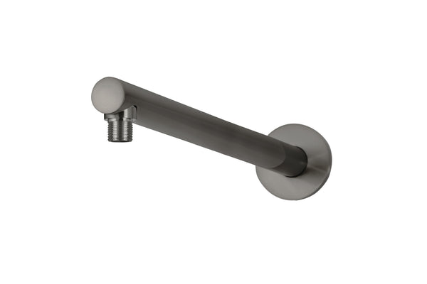 Gun metal PVD rechte wandarm 40 cm afbeelding 1