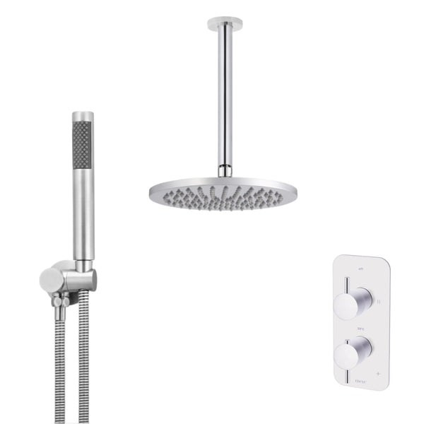 Meir chromen inbouw thermostaat doucheset rond - set 14