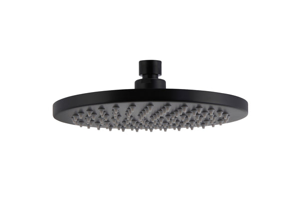 Meir mat zwarte regendouche rond 20 cm