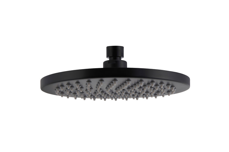 Meir mat zwarte regendouche rond 20 cm