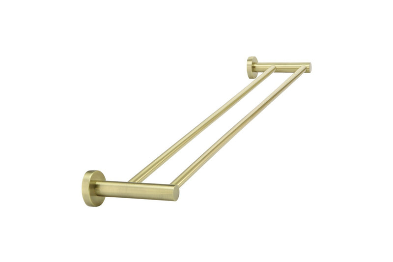 Meir gouden handdoekhouder dubbel 60 cm