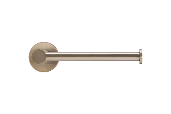 Rosé gouden toilethouder van voor
