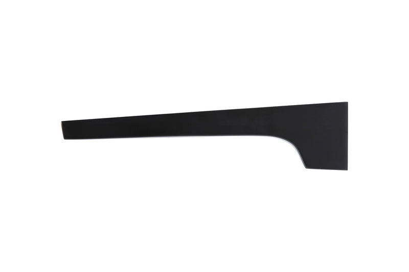 Meir mat zwarte wanduitloop plat