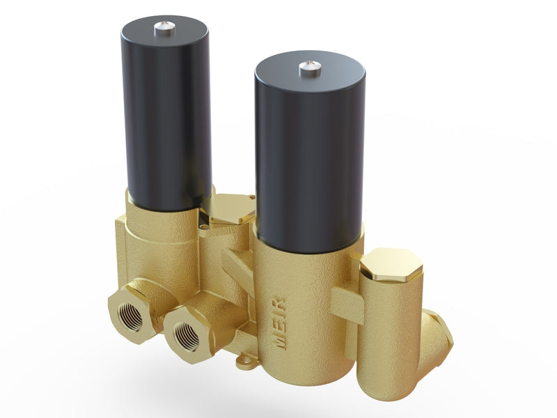 Meir inbouwdeel thermostaat met 2-weg omstel (icm MTV22)