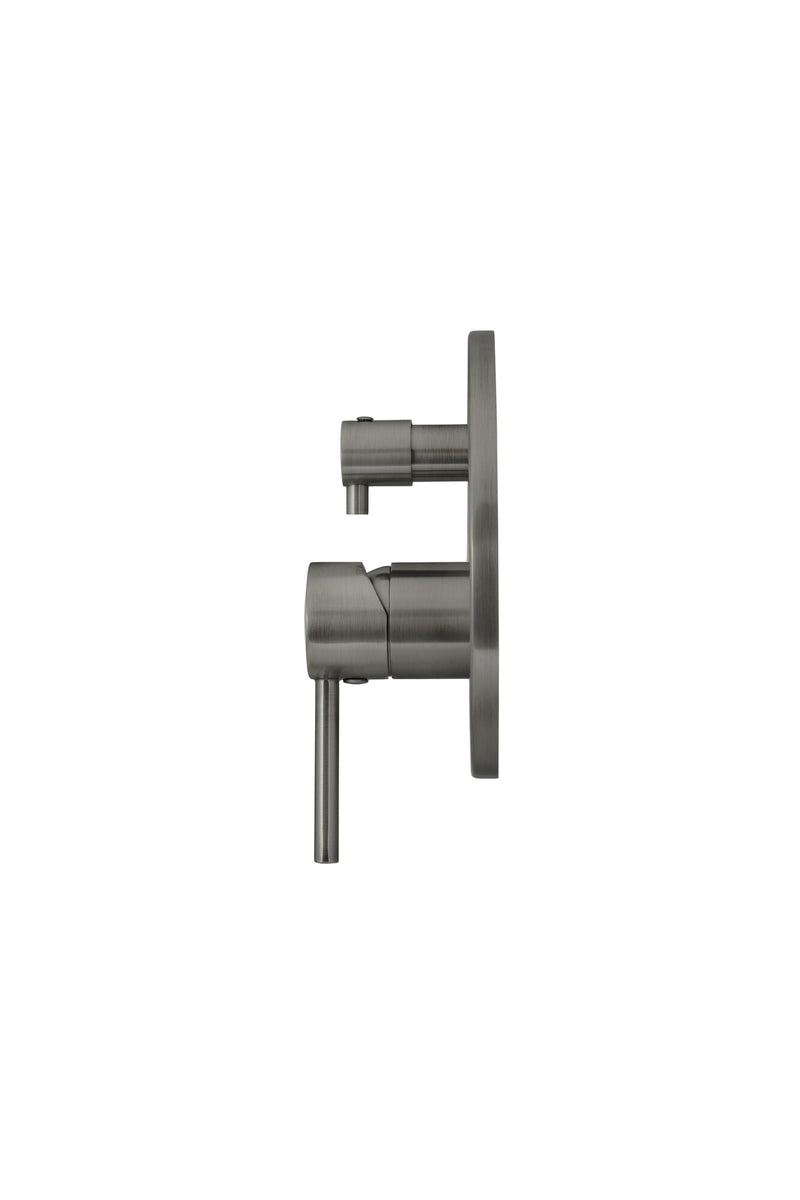 Afbouwdeel gun metal PVD inbouw mengkraan met omstel klein afbeelding 8