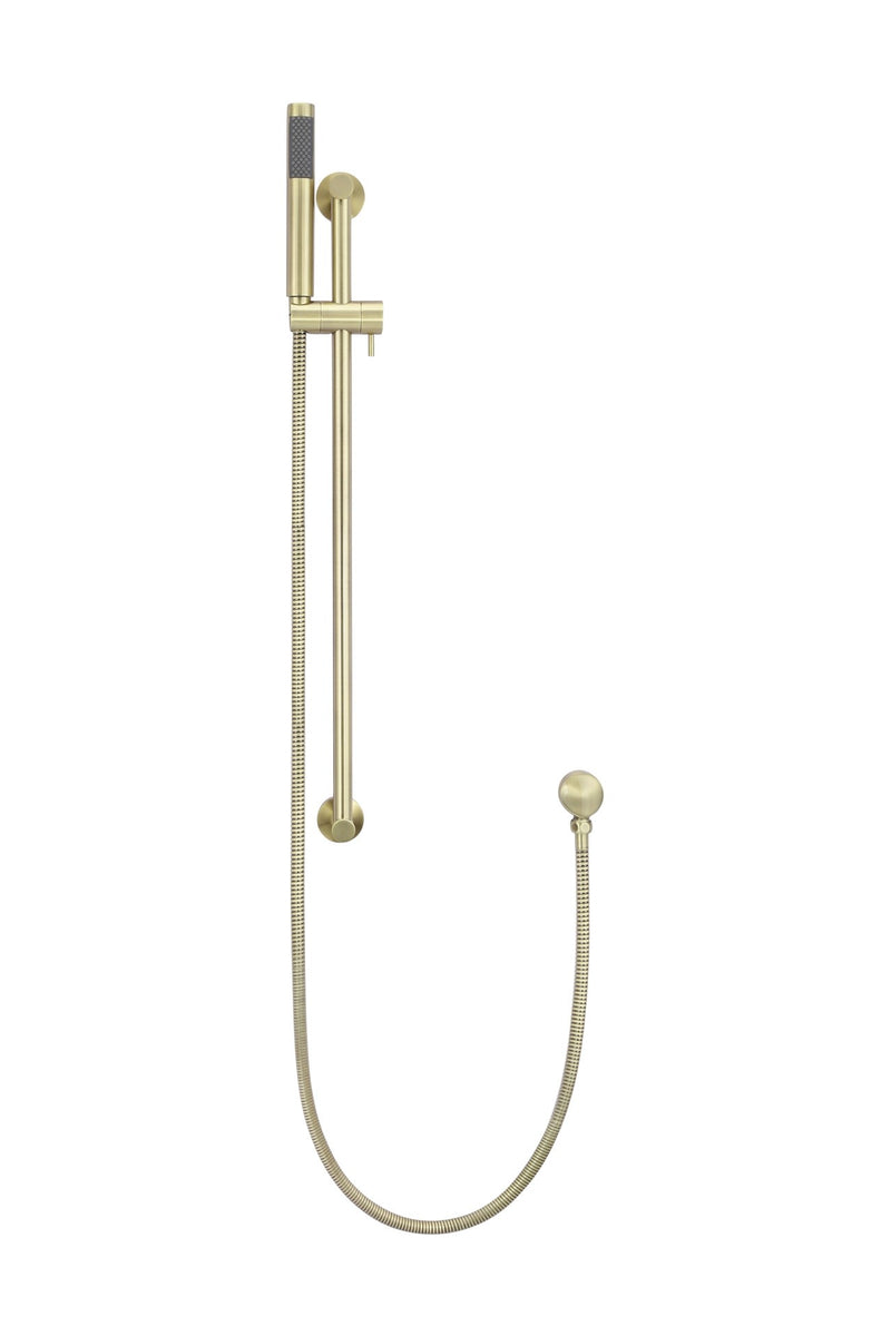 Meir gouden handdouche staaf met glijstang