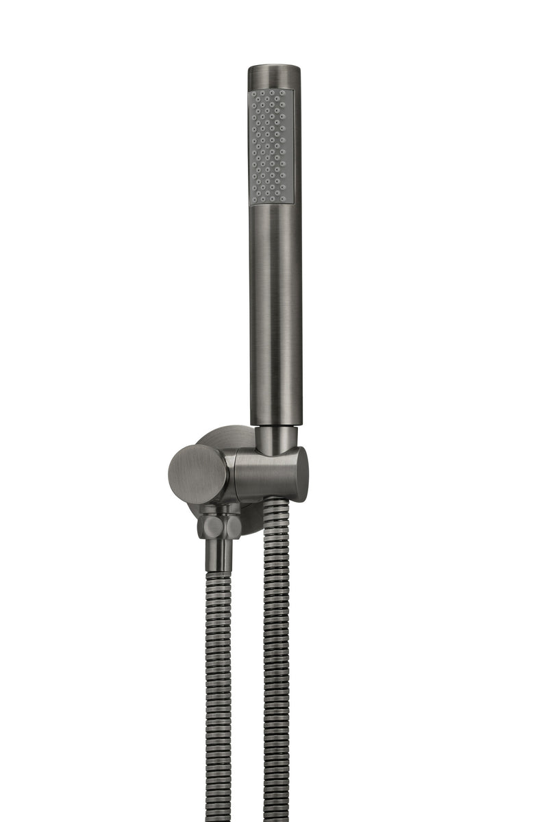 Gun metal PVD handdouche staaf met houder afbeelding 3