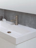 Blend polystone enkele wastafel Sage glans wit (1 kr.gt) - 100 cm