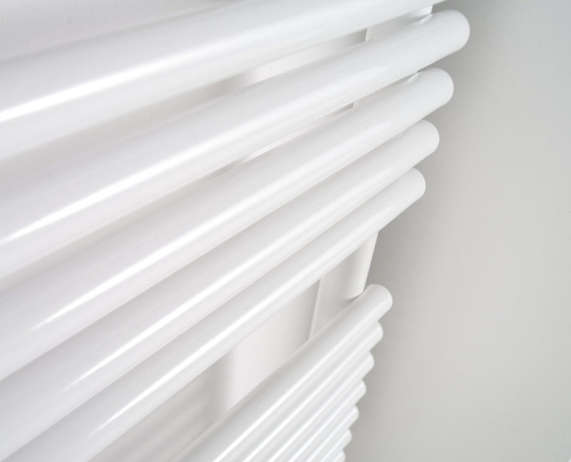 Instamat handdoekradiator Bologna glans wit met aansluitset - 152 x 50 cm