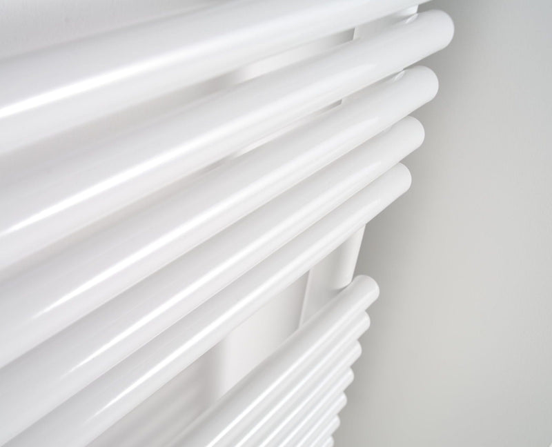 Instamat handdoekradiator Bologna glans wit met aansluitset - 116 x 50 cm