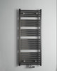 Instamat handdoekradiator Calda antraciet metallic - 126 x 45 cm