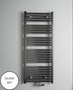 Instamat handdoekradiator Calda glans wit - 185 x 60 cm