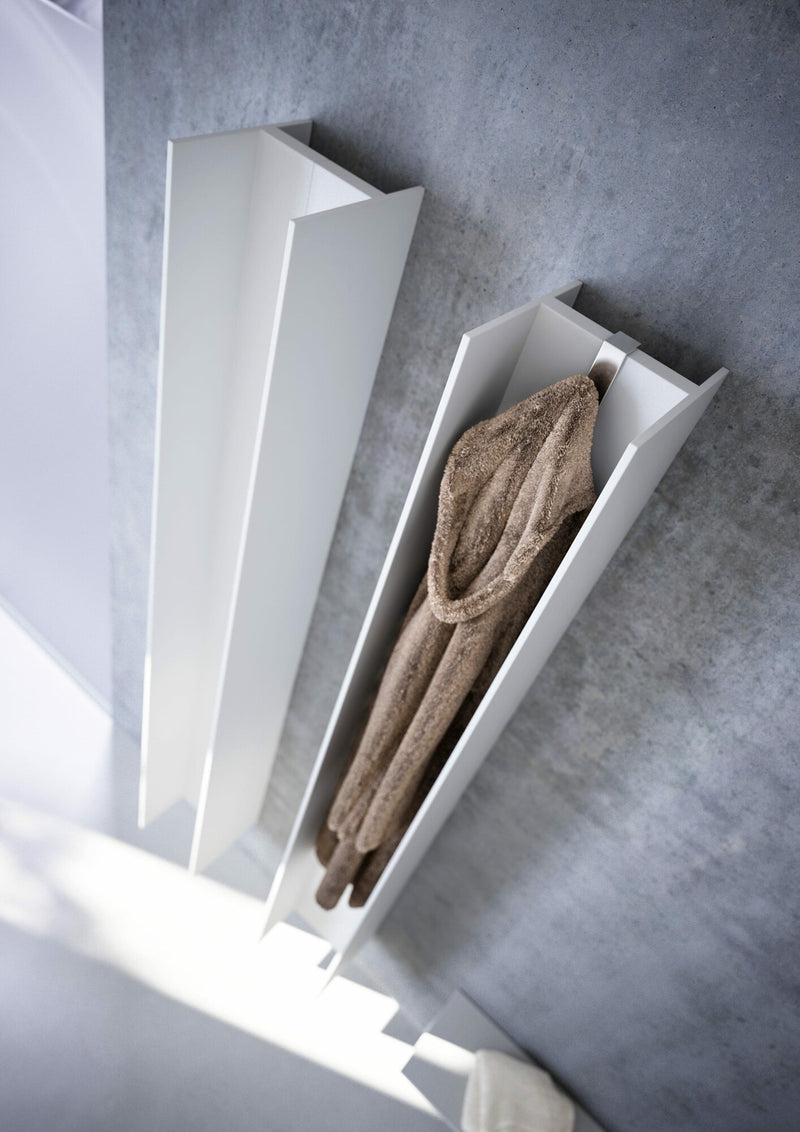Instamat design radiator T2V mat wit met aansluitset - 101 x 23 cm