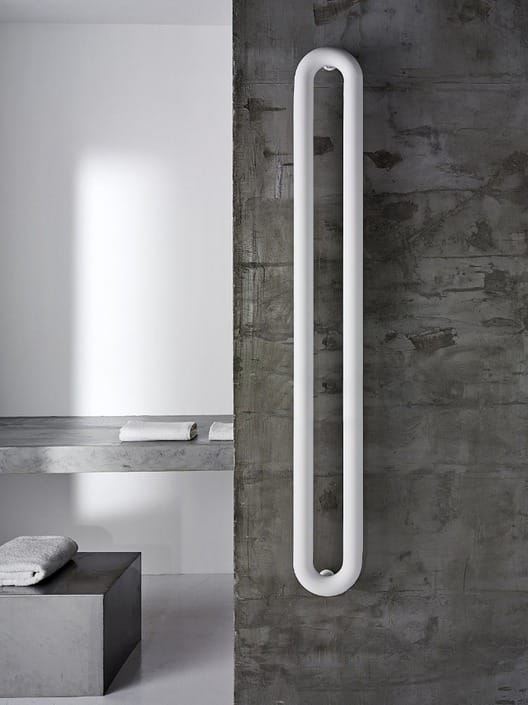 Instamat design radiator Tubone-V 1 element mat wit - 170 x 21 cm