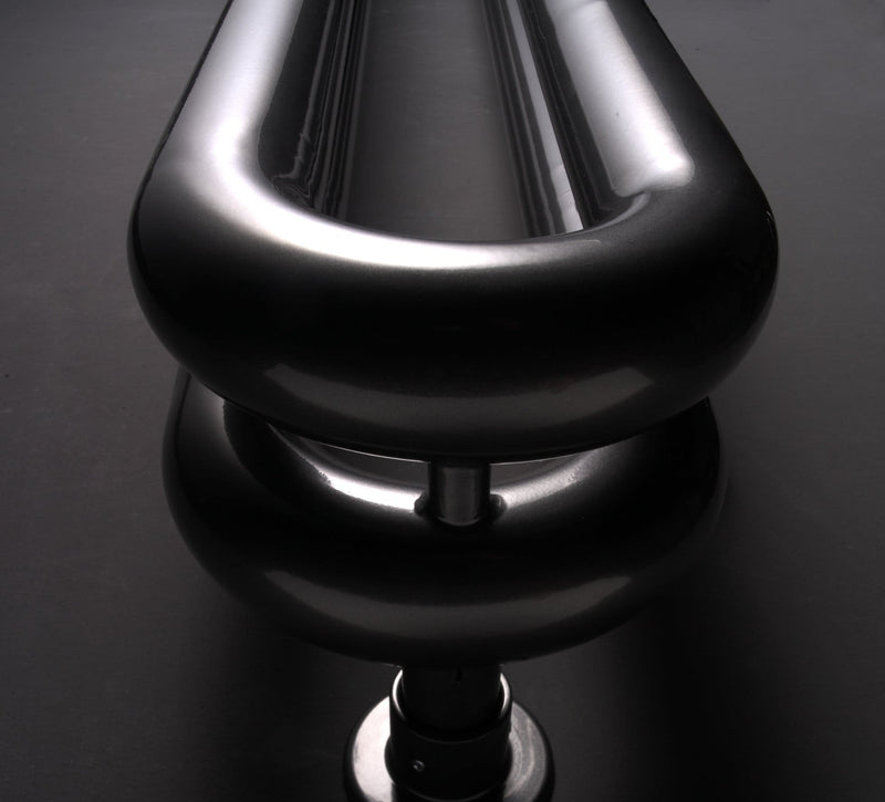 Instamat design radiator Tubone-V dubbel element mat zwart - 200 x 21 cm