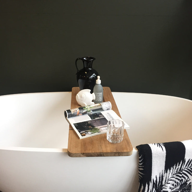 Mastello solid surface vrijstaand bad Mave mat wit - 178 cm