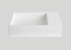 Djati solid surface toiletfontein Lennox mat wit (0 kr.gt) - 40 cm