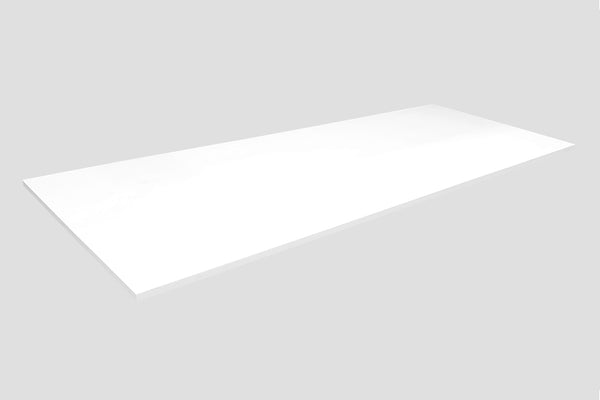 Mastello teak badmeubel Loft met frame en solid surface top mat wit - 180 cm