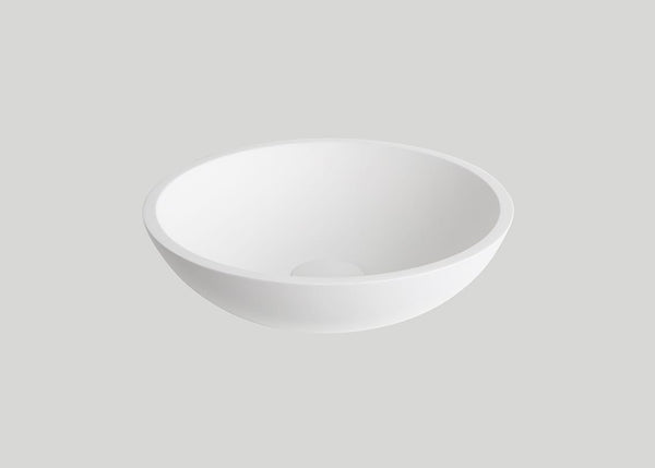 Mastello solid surface waskom Solid Sfera mat wit - 35 cm