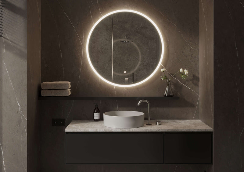 Ronde spiegel met led en spiegelverwarming 2