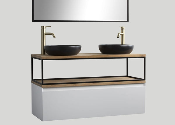 Stalen frame Blacksteel mat zwart - 120 cm