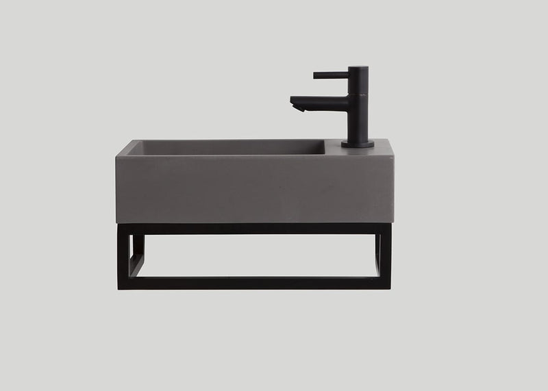 Blend stalen frame Blacksteel mat zwart - 36 cm