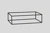 Blend stalen frame Blacksteel mat zwart - 70 cm